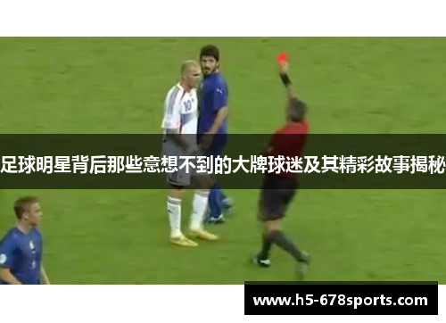 足球明星背后那些意想不到的大牌球迷及其精彩故事揭秘